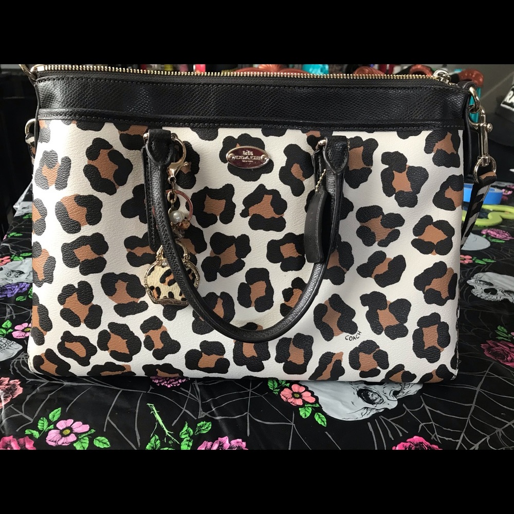 Coach leopard print